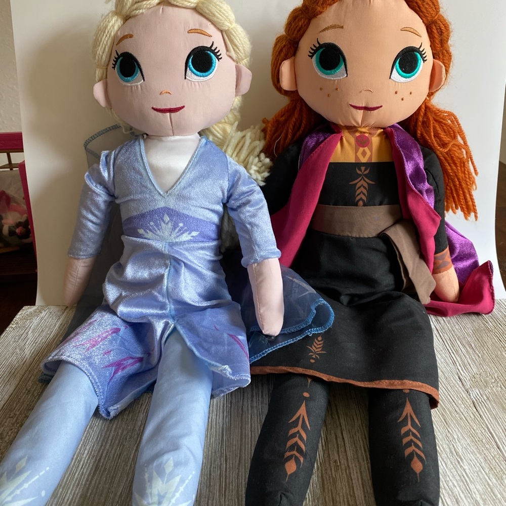 Frozen II Anna and Elsa Plush Dolls 22” Franco Kids